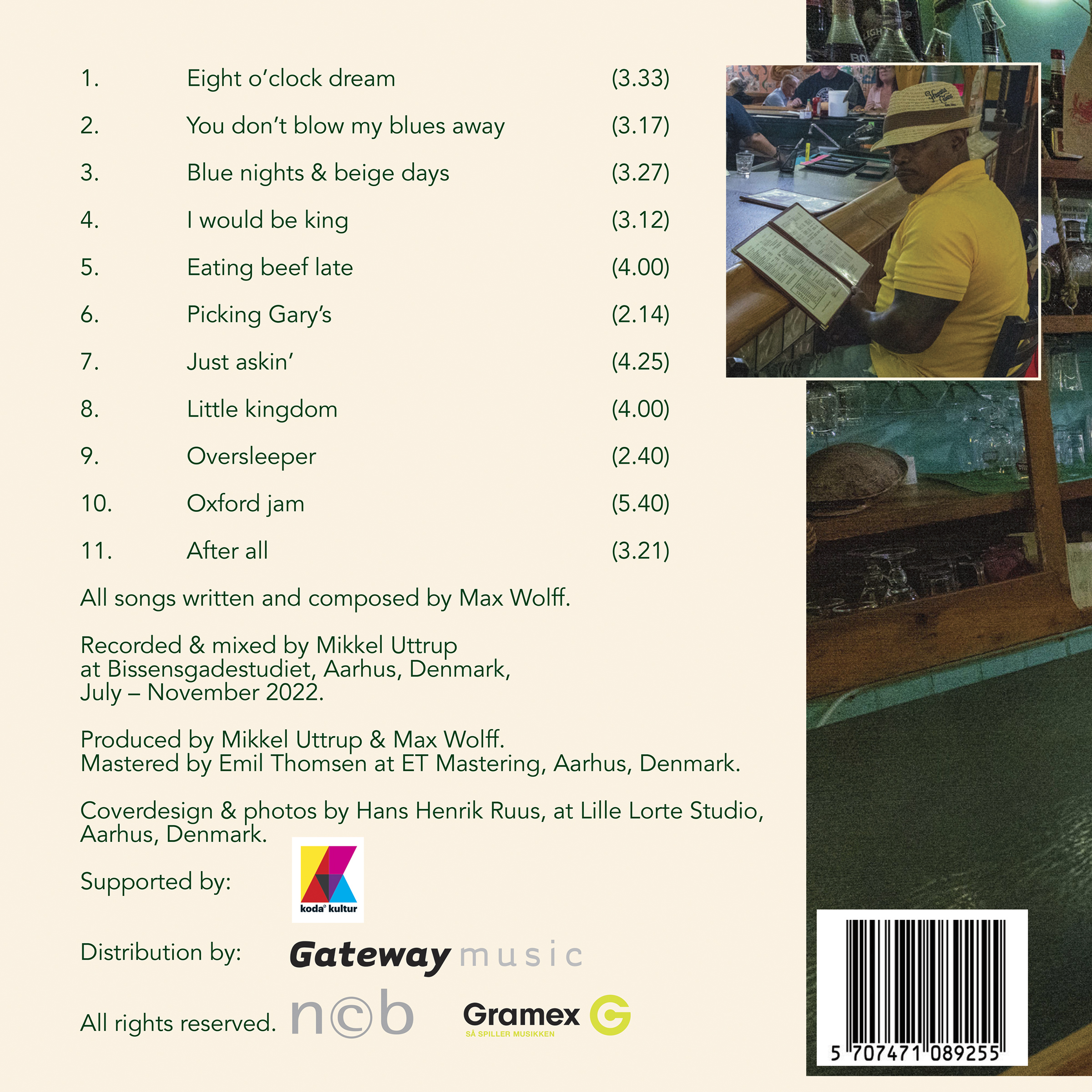 Max Wolff - PLACEMAKER numre